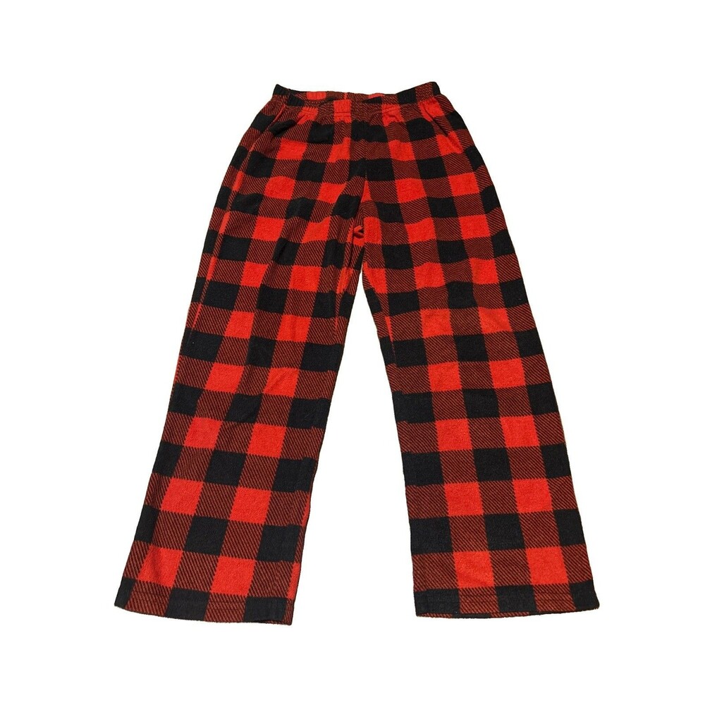 Wondershop Target Red Buffalo Plaid Fleece Pajama Pants Size 6